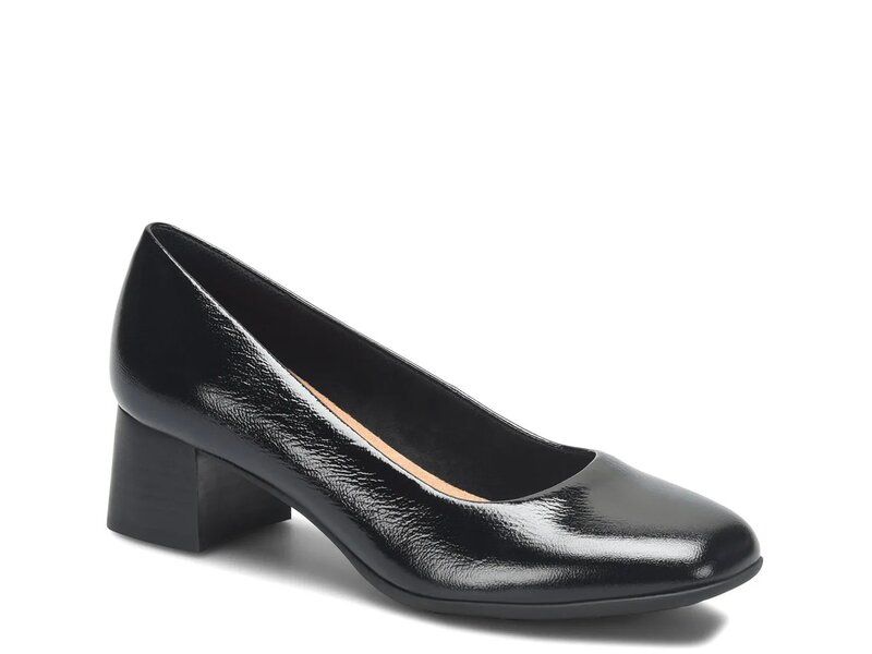 コンフォーティバ レディース シューズ パンプス Comfortiva Peach Pump Black Patent ブラック