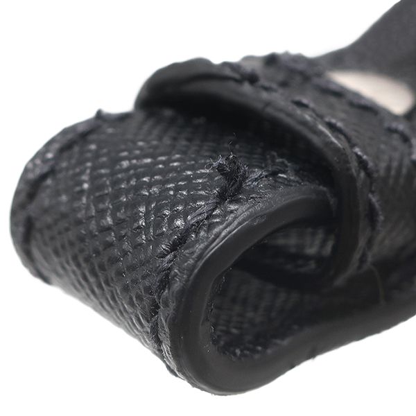 プラダ PRADA 2WAYバッグ ナイロン ブリーフケース ナイロン レザー ブラック シルバー金具 黒 ビジネスバッグ ショルダー トライアングルロゴ 2VE661 【保存袋】【中古】