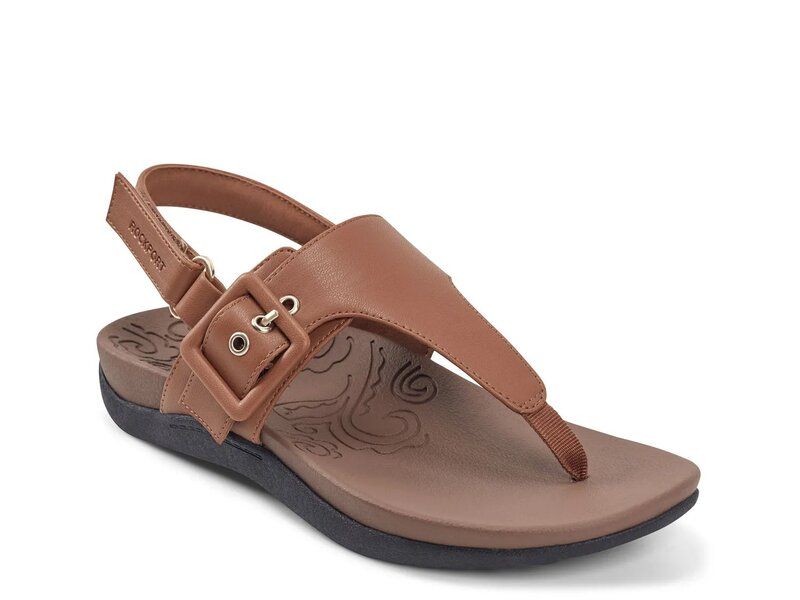 ロックポート レディース シューズ サンダル Rockport Rora Sandal Dark Brown ブラウン
