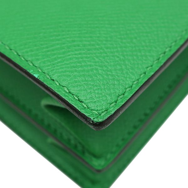 エルメス HERMES ブリーフケース サックアデペッシュ 38 ヴォーエプソン バンブー シルバー金具 緑 ビジネスバッグ T 【保存袋】【中古】