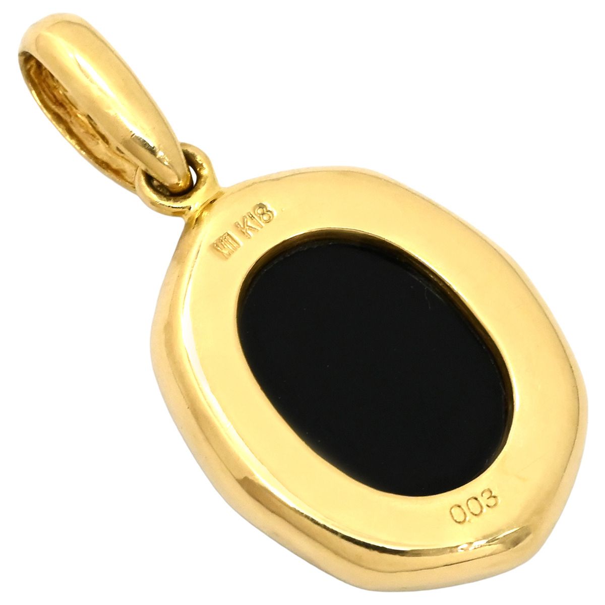 ミキモト MIKIMOTO ペンダントトップ ペルリータ ストーンカメオ イエローゴールド 18K 750 ネックレストップ 【中古】