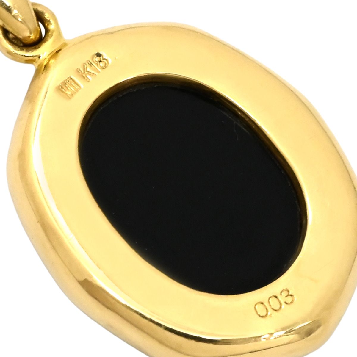 ミキモト MIKIMOTO ペンダントトップ ペルリータ ストーンカメオ イエローゴールド 18K 750 ネックレストップ 【中古】