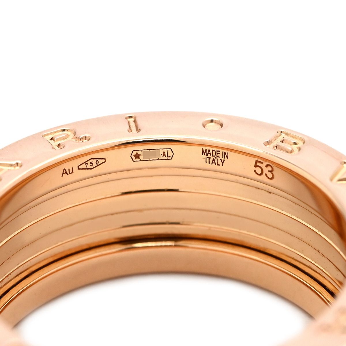 ブルガリ BVLGARI リング 指輪 ビーゼロワン ロック B-zero1 2バンド 