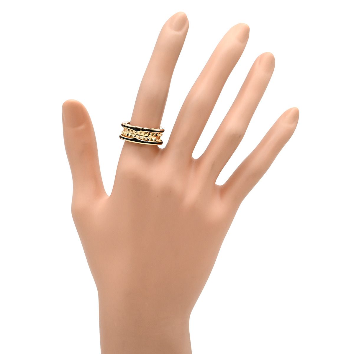 ブルガリ BVLGARI リング 指輪 ビーゼロワン ロック B-zero1 2バンド 