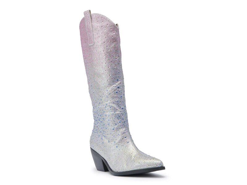 アザレア ワン レディース シューズ ブーツ・レインブーツ Azalea Wang Almudena Boot SilverMulticolor シルバー
