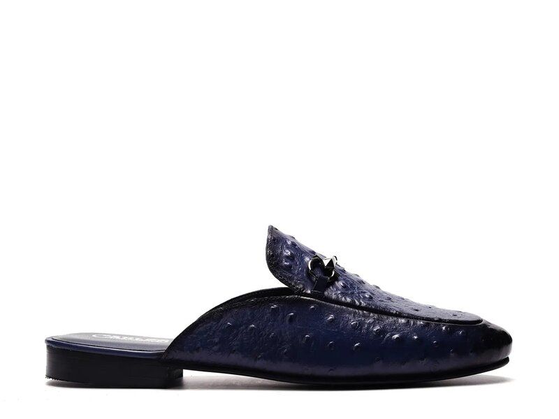 カルロスサンタナ メンズ シューズ サンダル Carlos by Carlos Santana Apollo Bit Sandal Navy Leather ネイビー