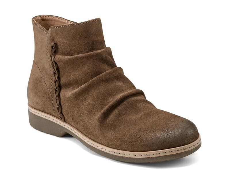アース レディース シューズ ブーツ・レインブーツ Earth Hilaree Bootie Brown Suede ブラウン