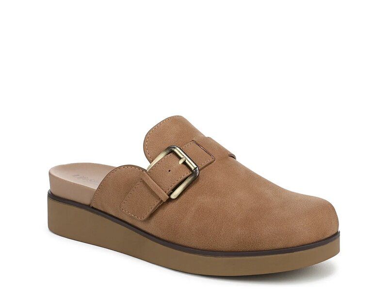 ライフストライド レディース シューズ サンダル LifeStride Gillian Wedge Clog Dark Brown ブラウン