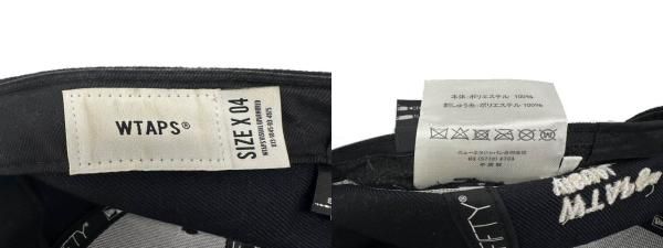 ダブルタップス WTAPS ×NEWERA ニューエラ 59FIFTY LOW PROFILE CAP POLY TWILL ロー プロファイル ロゴ刺繍 ベースボール キャップ 7 5/8 黒ブラック ブランド古着ベクトル 中古▲260612