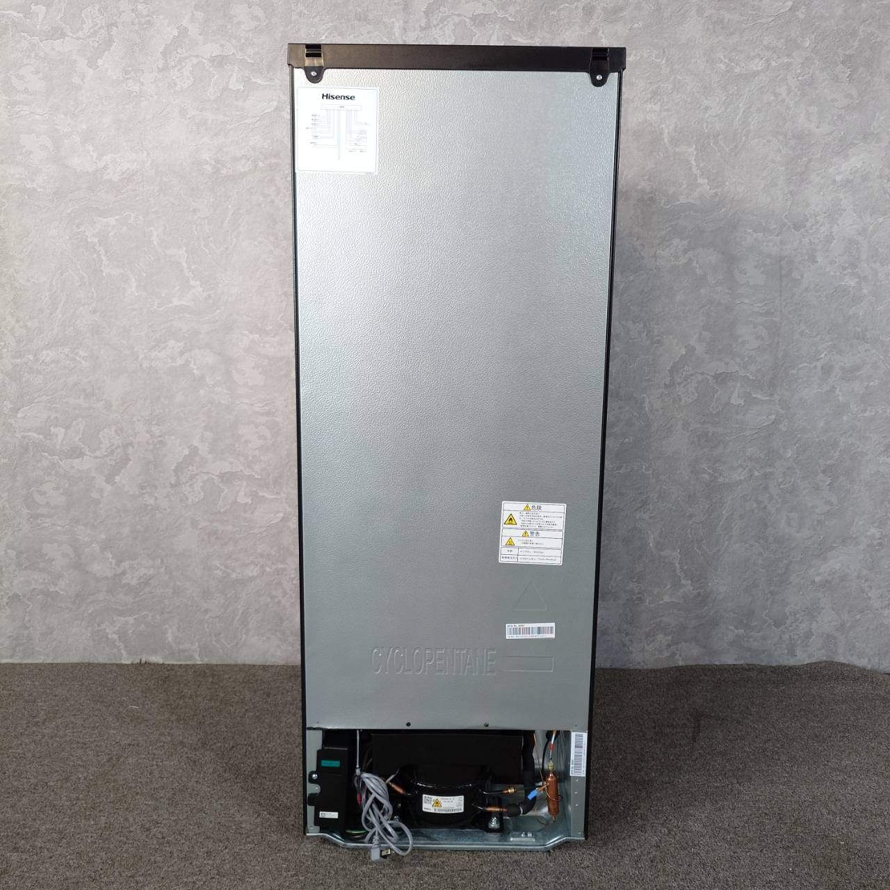 【2025年製】 極美品 Hisense ハイセンス ミラータイプ 冷凍冷蔵庫 HR-G16AM 162L