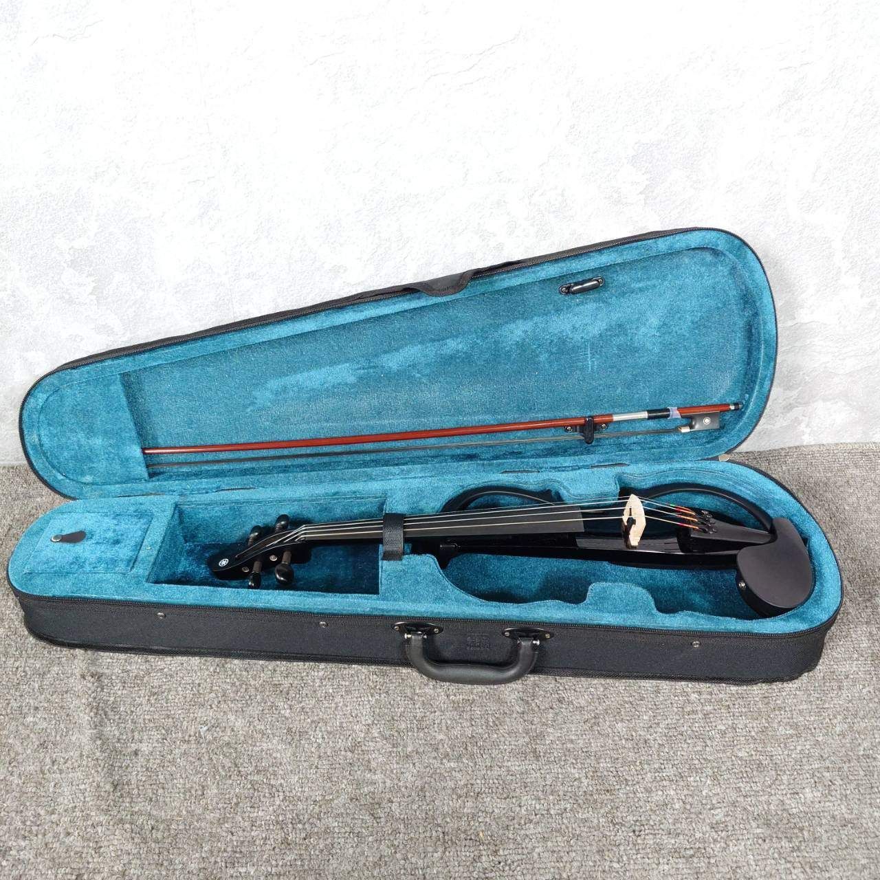 極美品 YAMAHA ヤマハ サイレントシリーズ ブラック バイオリン YSV104 楽器