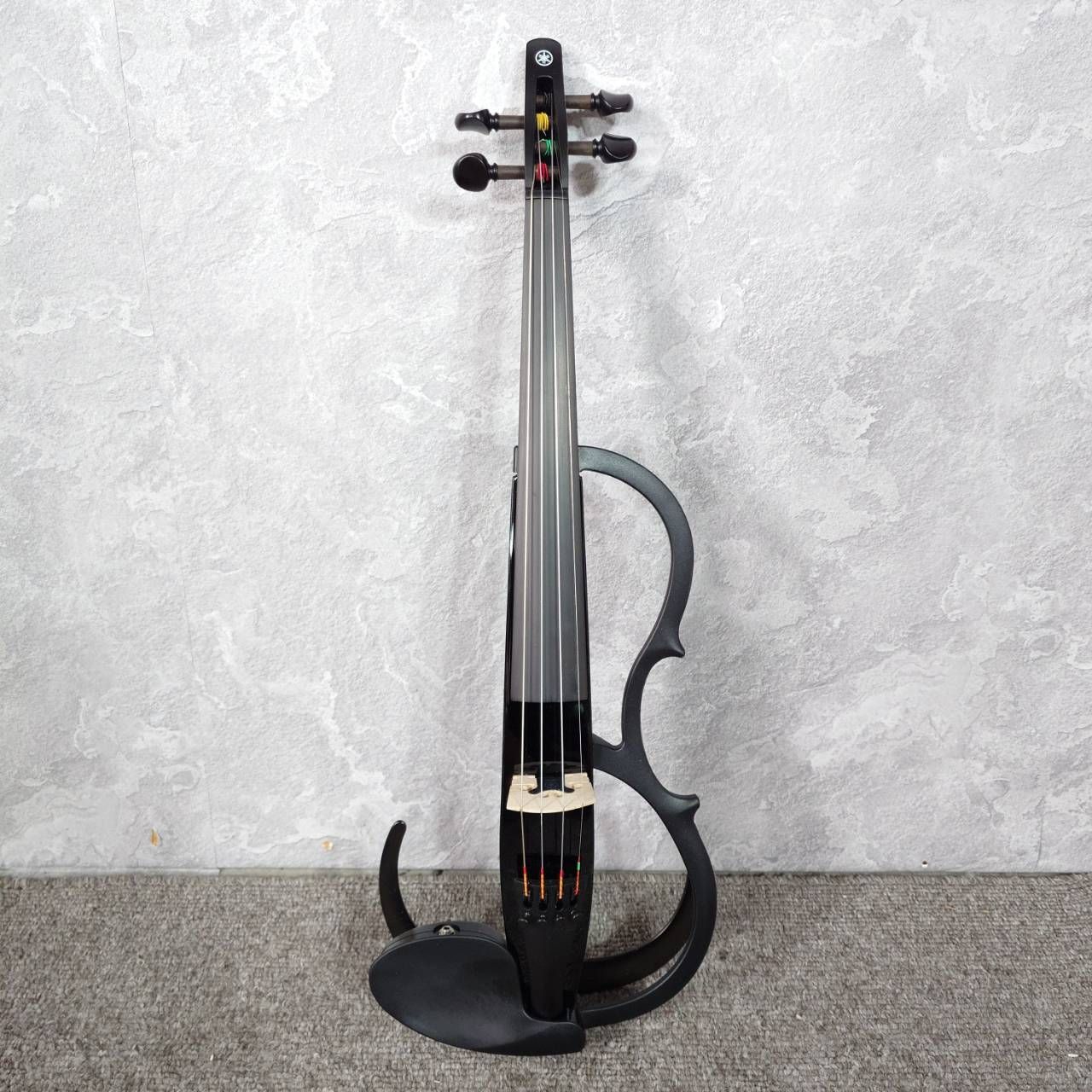 極美品 YAMAHA ヤマハ サイレントシリーズ ブラック バイオリン YSV104 楽器