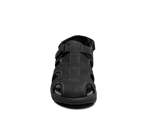 ノンブッシュ メンズ シューズ サンダル Nunn Bush Laguna Fisherman Sandal Black ブラック