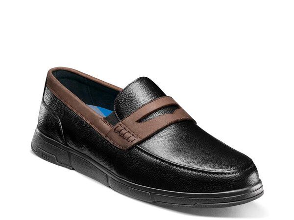 ノンブッシュ メンズ シューズ スリッポン・ローファー Nunn Bush Luca Penny Loafer Black ブラック
