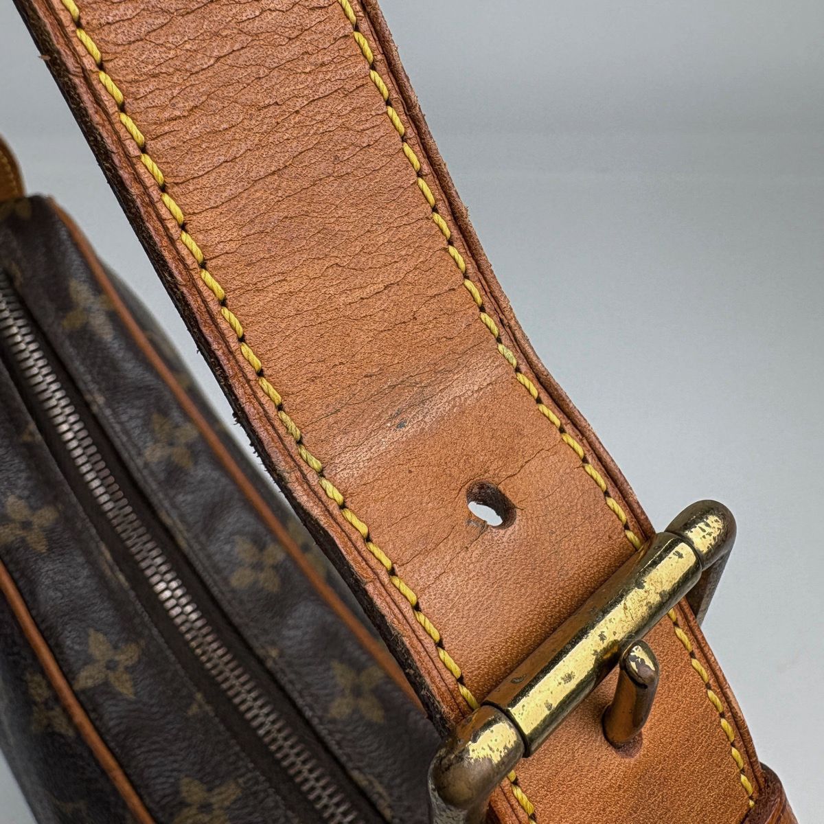 ルイ・ヴィトン Louis Vuitton クロワッサンMM ワンショルダー 肩掛け ショルダーバッグ モノグラム ブラウン M51512 レディース 【中古】