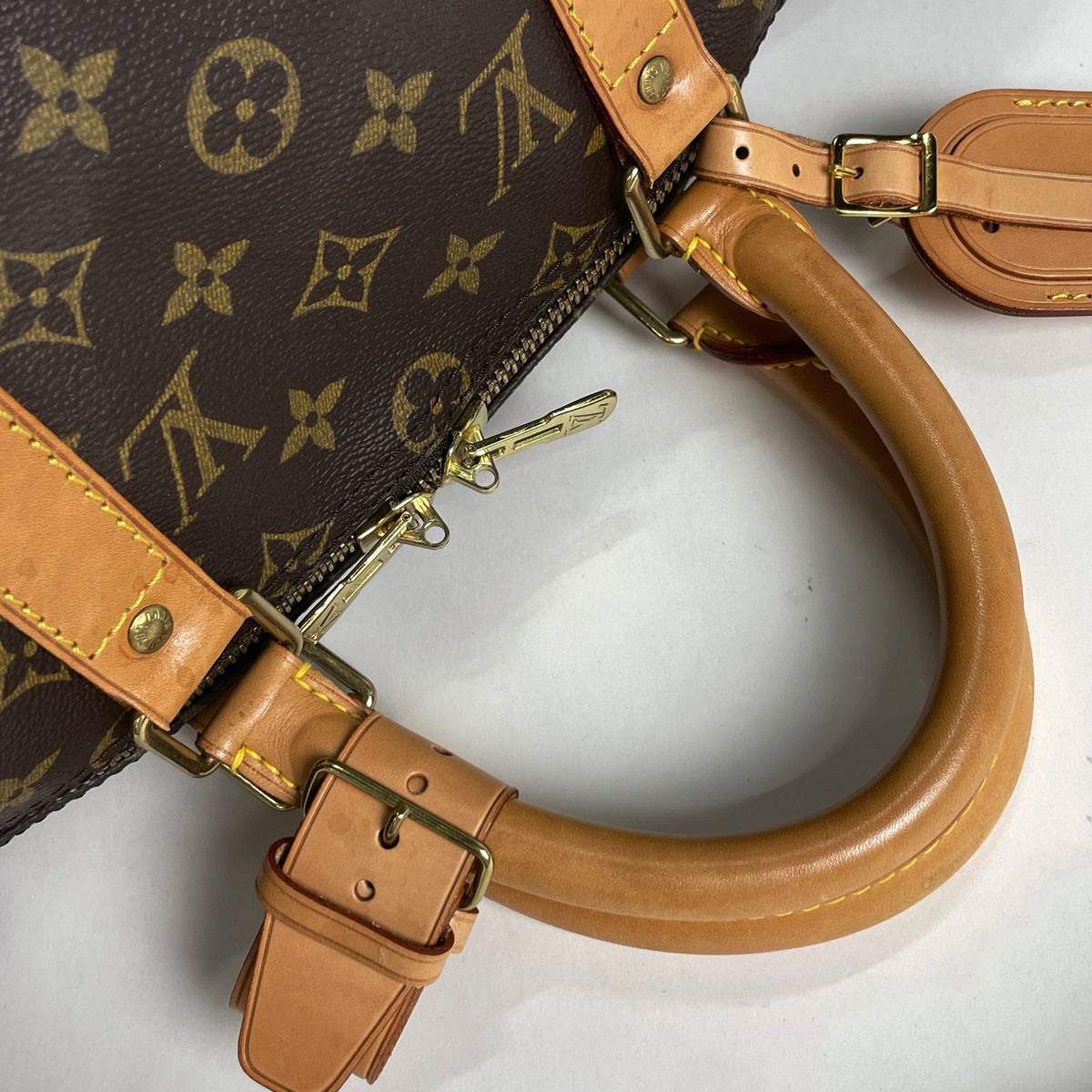 ルイ・ヴィトン Louis Vuitton キーポル バンドリエール50 2WAY ショルダーバッグ ボストンバッグ モノグラム ブラウン M41416 レディース 【中古】