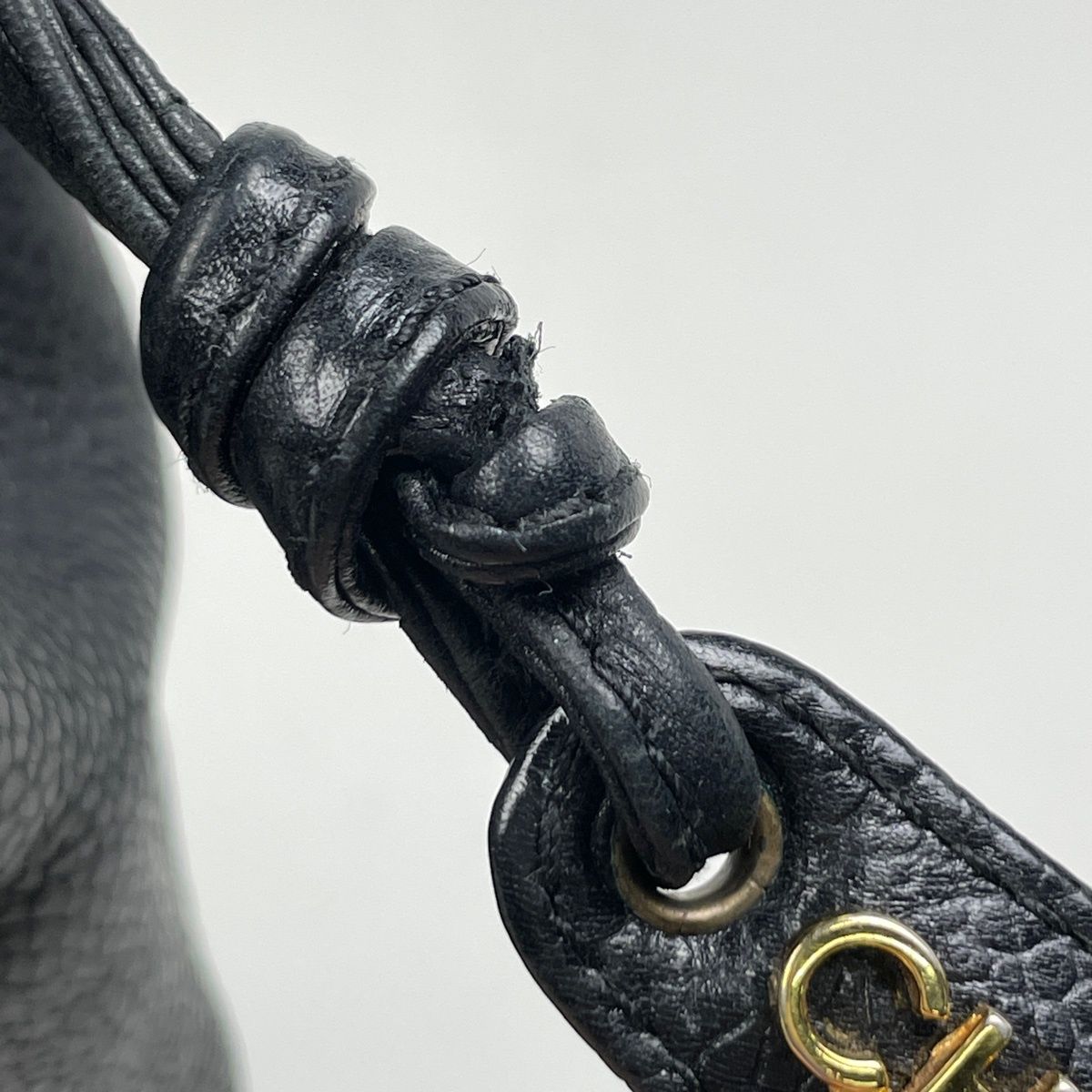 シャネル CHANEL トリプルココマーク チェーン トートバッグ ショルダーバッグ トートバッグ キャビアスキン ブラック レディース 【中古】
