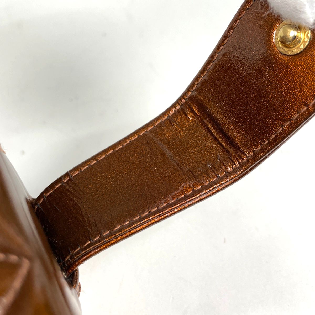 シャネル CHANEL ココマーク バニティバッグ ハンドバッグ マトラッセ エナメル 化粧ポーチ レザー ブラウン レディース 【中古】 シャネル CHANEL ココマーク バニティバッグ ハンドバッグ マトラッセ エナメル 化粧ポーチ レザー ブラウン レディース 【中古】