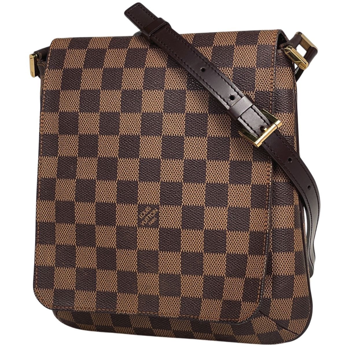ルイ・ヴィトン Louis Vuitton ミュゼット サルサ ロング 斜め掛け ショルダーバッグ ダミエ ブラウン N51300 レディース 【中古】
