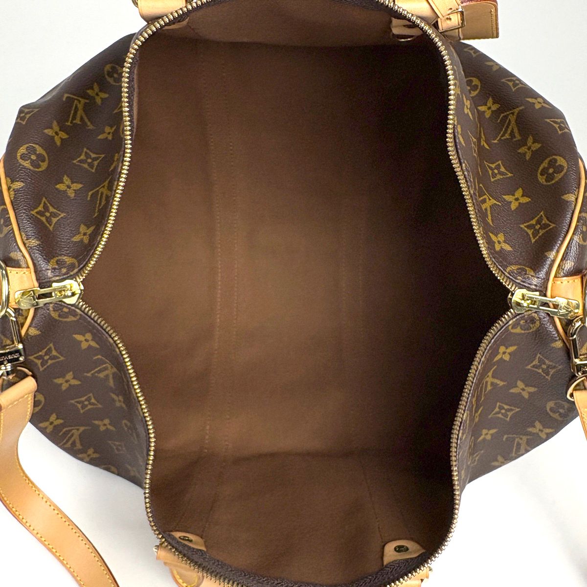 ルイ・ヴィトン Louis Vuitton キーポル バンドリエール50 2WAY ショルダーバッグ ボストンバッグ モノグラム ブラウン M41416 レディース 【中古】