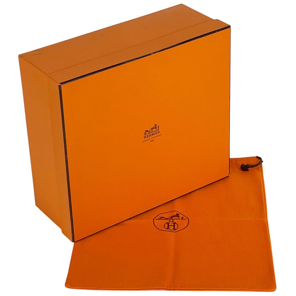エルメス HERMES エヴリン2 PM パンチング Hロゴ ショルダーバッグ ヴォーエプソン ブラウン O レディース 【中古】