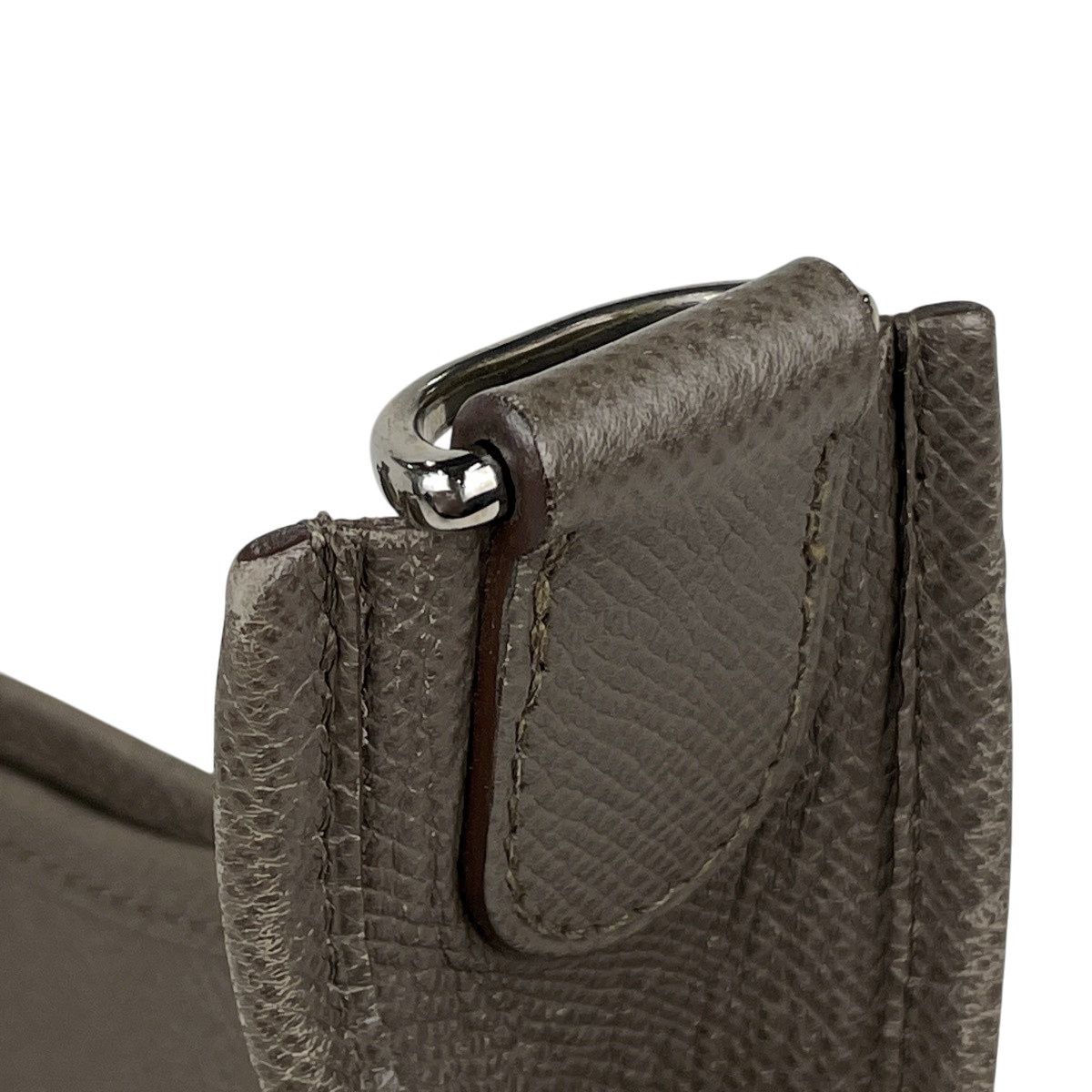 エルメス HERMES エヴリン2 PM パンチング Hロゴ ショルダーバッグ ヴォーエプソン ブラウン O レディース 【中古】