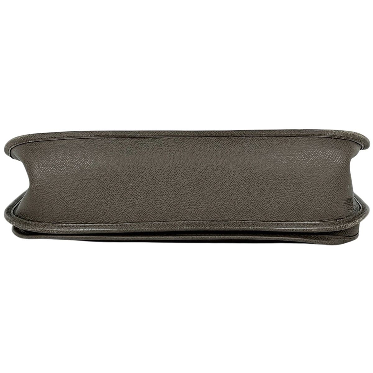 エルメス HERMES エヴリン2 PM パンチング Hロゴ ショルダーバッグ ヴォーエプソン ブラウン O レディース 【中古】