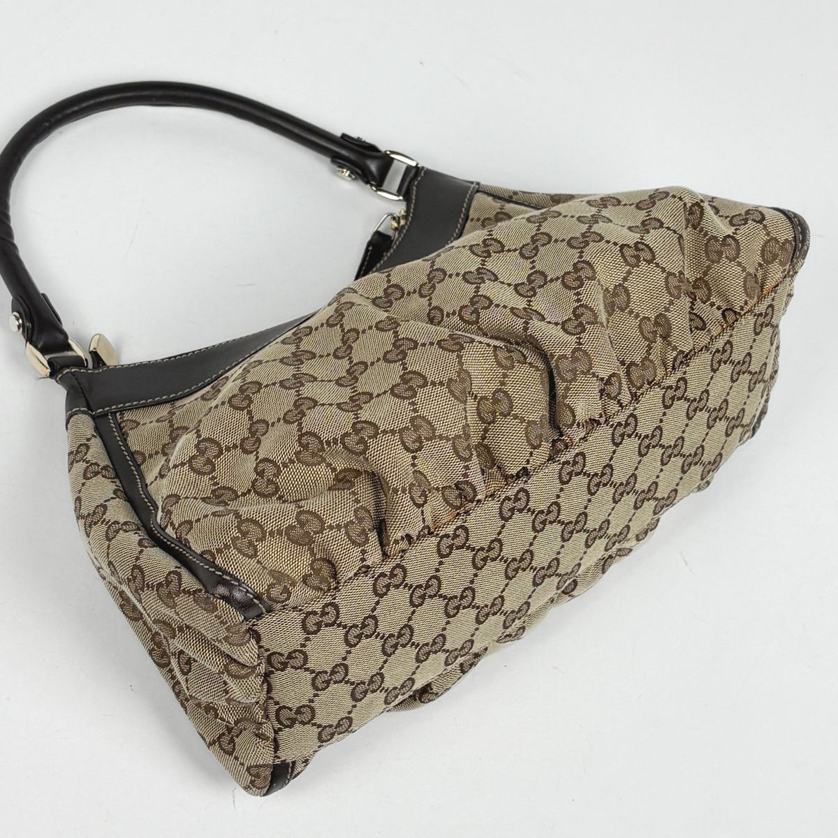 グッチ GUCCI GG柄 ショルダーバッグ アビー ワンショルダー ショルダーバッグ GGキャンバス ブラウン 190525 レディース 【中古】