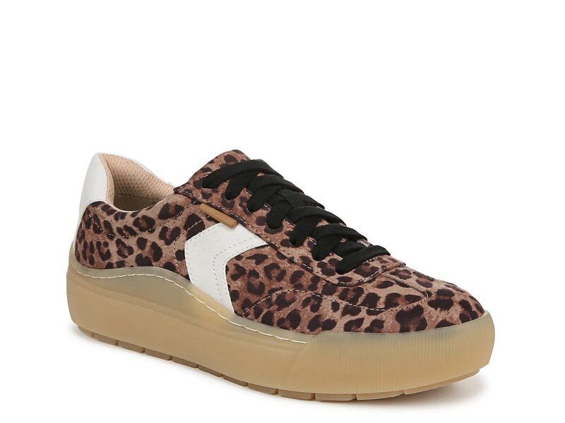 ドクター・ショール レディース シューズ スニーカー プラットフォーム Dr Scholls Time Off Win Platform Sneaker BrownBlack Leopard Prin