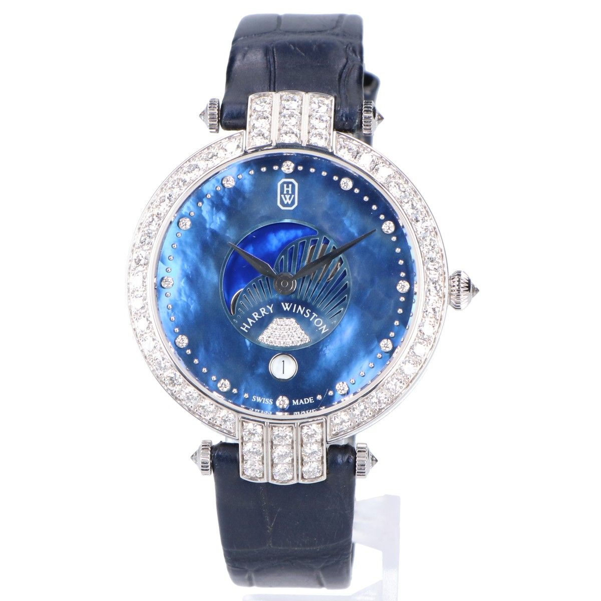 HARRY WINSTON ハリーウィンストン 【磨き済み】PRNQMP36WW002プルミエール ムーンフェイズ 36mm Au750 - HARRY WINSTON ハリーウィンストン 【磨き済み】PRNQMP36WW002プルミエール ムーンフェイズ 36mm Au750 -