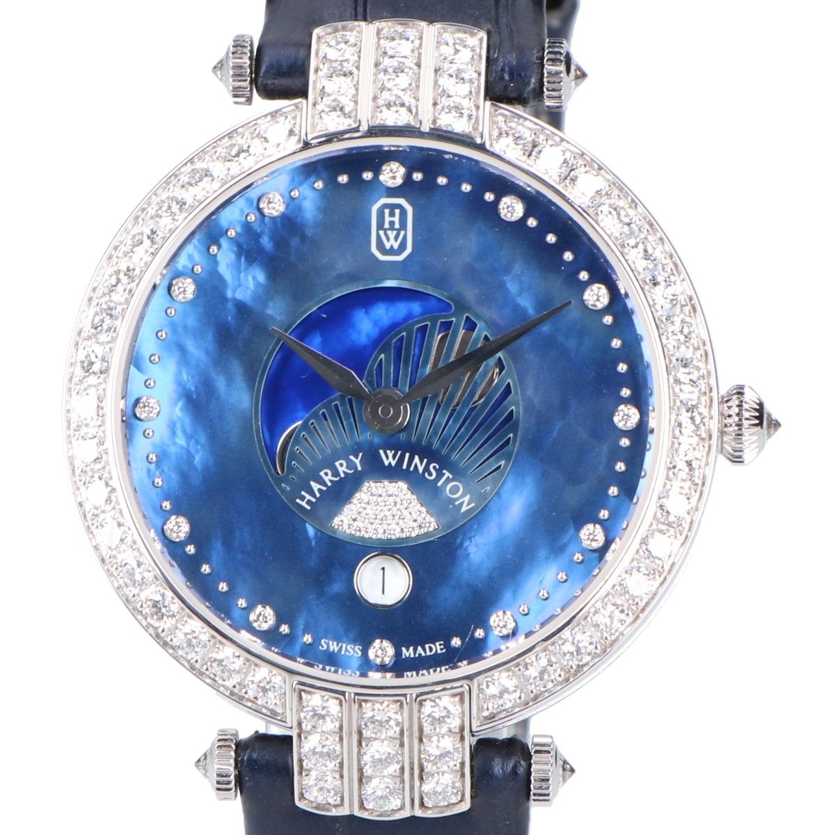 HARRY WINSTON ハリーウィンストン 【磨き済み】PRNQMP36WW002プルミエール ムーンフェイズ 36mm Au750 - HARRY WINSTON ハリーウィンストン 【磨き済み】PRNQMP36WW002プルミエール ムーンフェイズ 36mm Au750 -