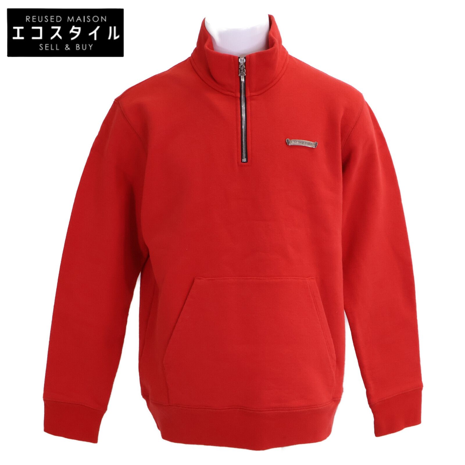 Chrome hearts　クロムハーツ　SAILIN ON 1/2 ZIP ハーフジップ スウェットシャツ　M