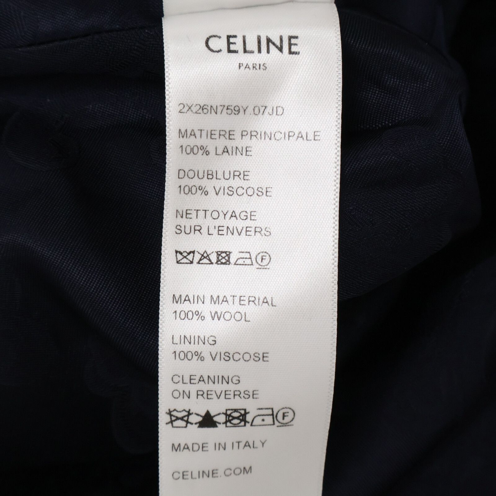 CELINE　セリーヌ　【国内正規】2X26N759Y 07JD トリオンフ ノースリーブ ミニ　XS