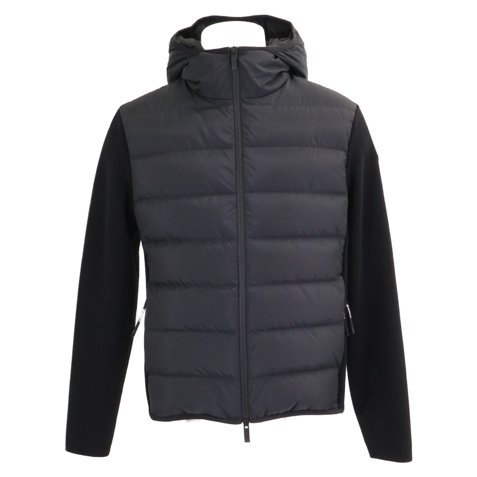 MONCLER モンクレール 【美品/23年製】J20919B00010 CARDIGAN TRICOT ニット/ナイロン切替 フーディダウンジャケット S MONCLER モンクレール 【美品/23年製】J20919B00010 CARDIGAN TRICOT ニット/ナイロン切替 フーディダウンジャケット S
