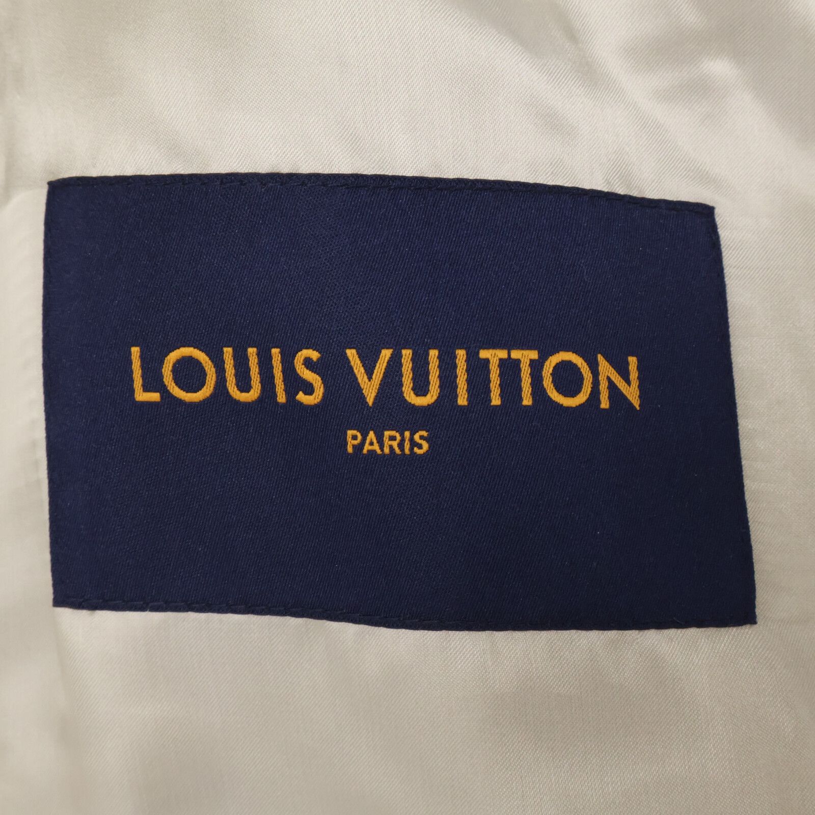 LOUIS VUITTON　ルイヴィトン　【国内正規】RM222 MJY HNL91E マルチパッチ ミックスドレザー バーシティジャケット　58