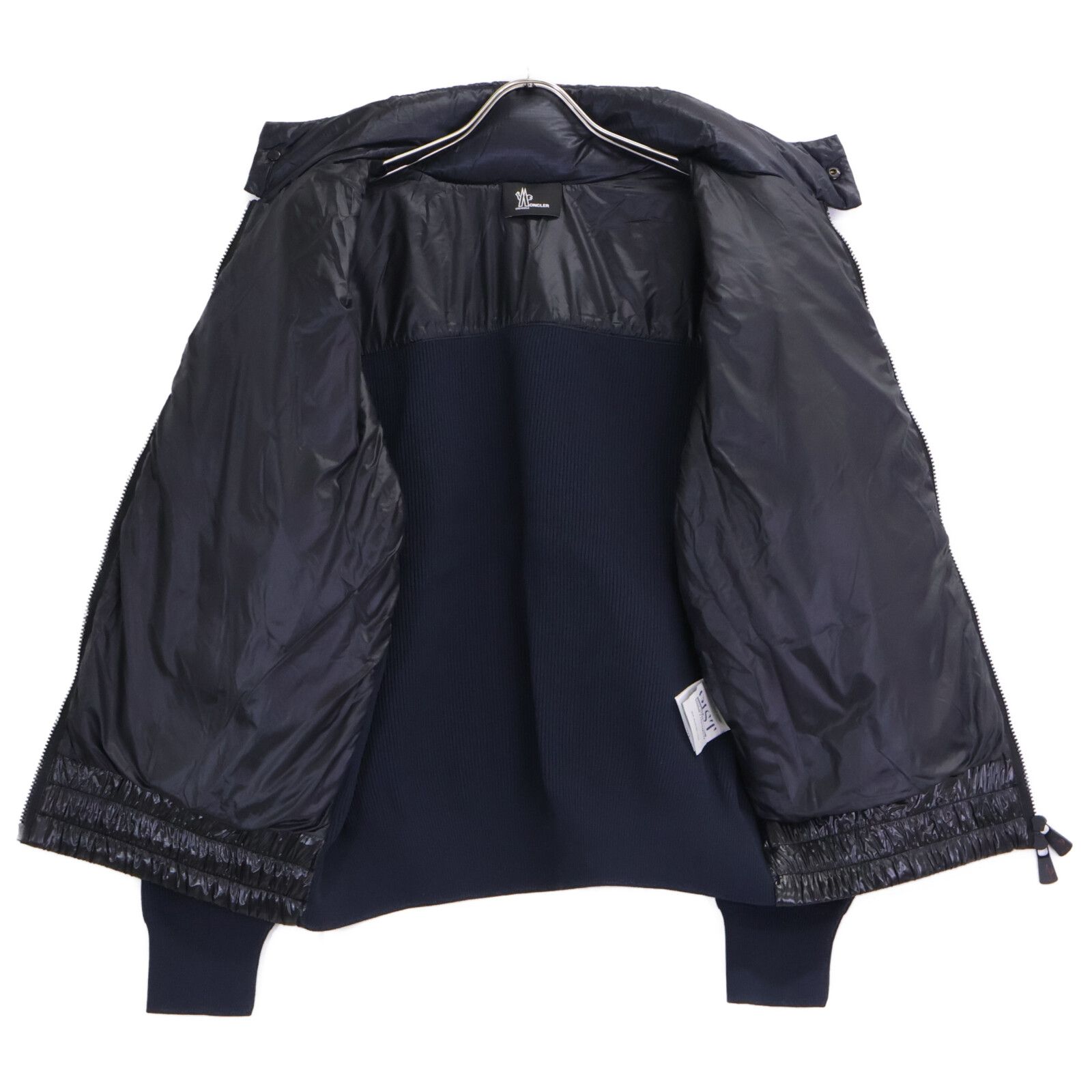 MONCLER　モンクレール　GRENOBLE グルノーブル G20979B00006 CARDIGAN TRICOT ナイロン/ニット切替 ダウンジャケット　M