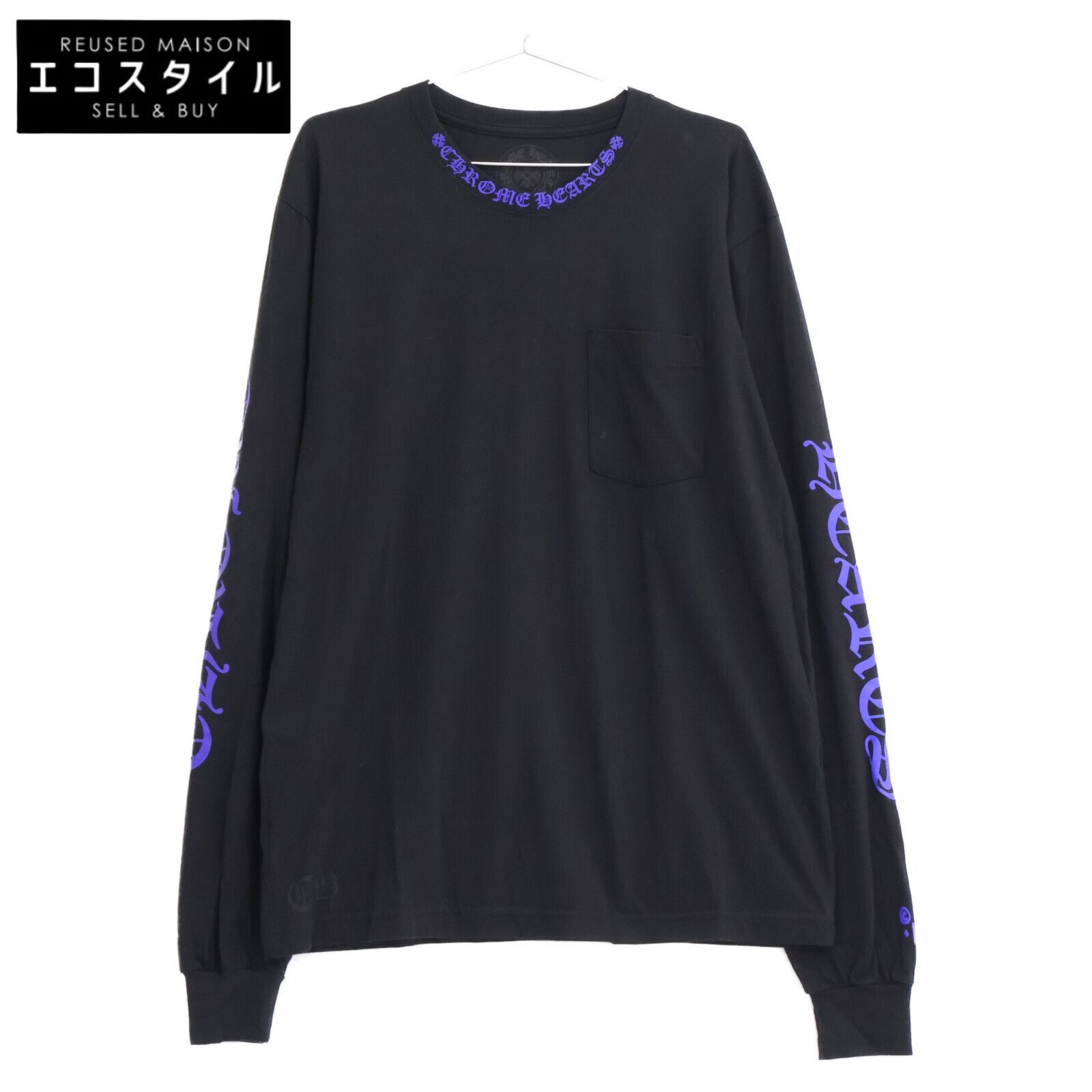 Chrome hearts　クロムハーツ　Neck Logo ネックロゴ ロングスリーブ Tシャツ　L