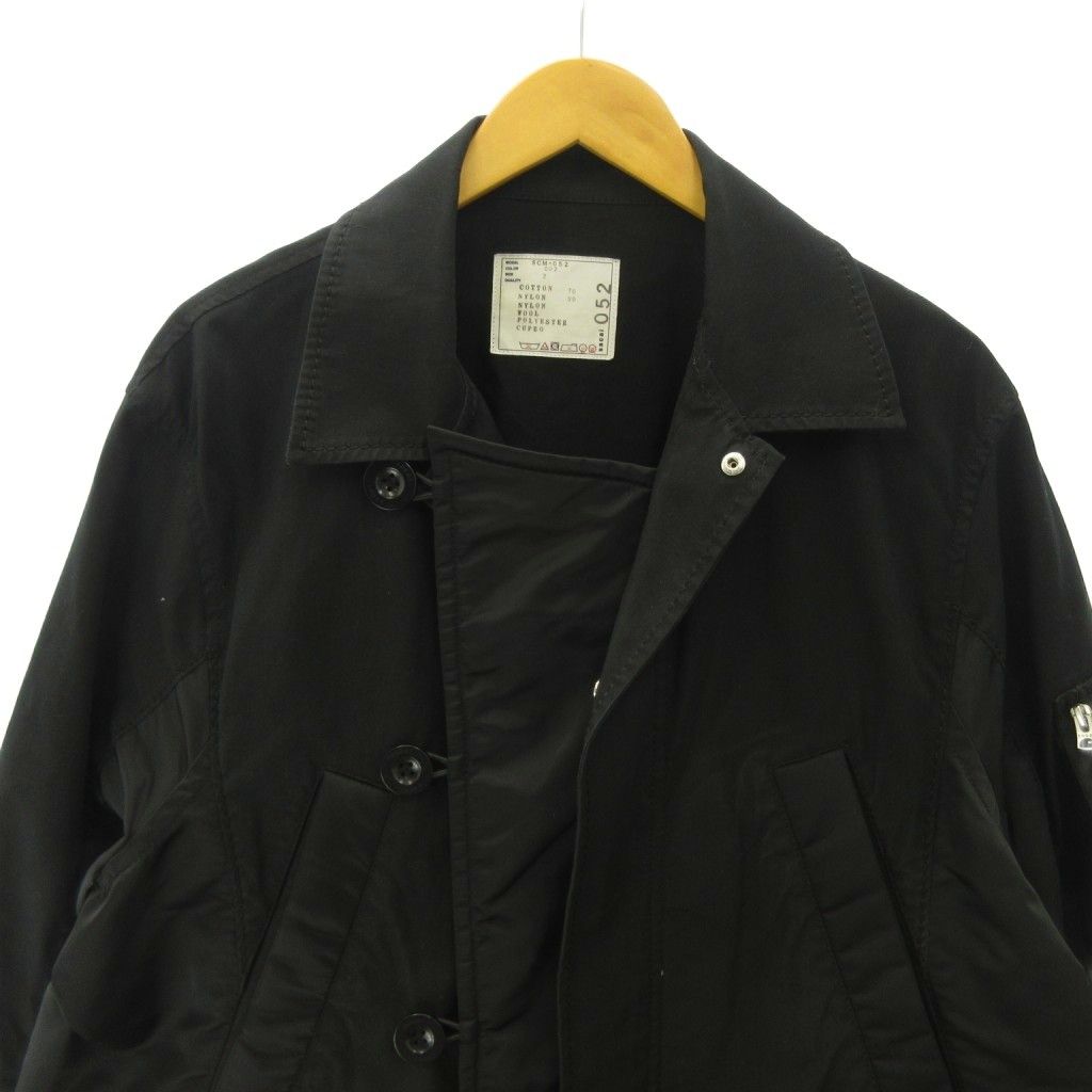 サカイ sacai 23SS ミリタリードッキングコート ジャケット ステン