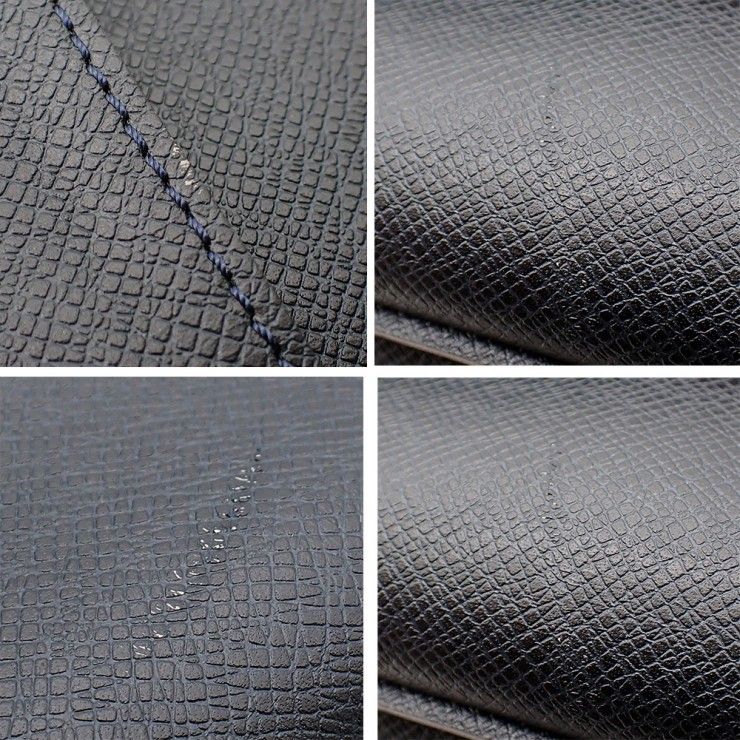 美品 LOUIS VUITTON ルイ・ヴィトン ロマンMM ショルダーバッグ メッセンジャーバッグ M32624 タイガ ネイビー ボレアル メンズ