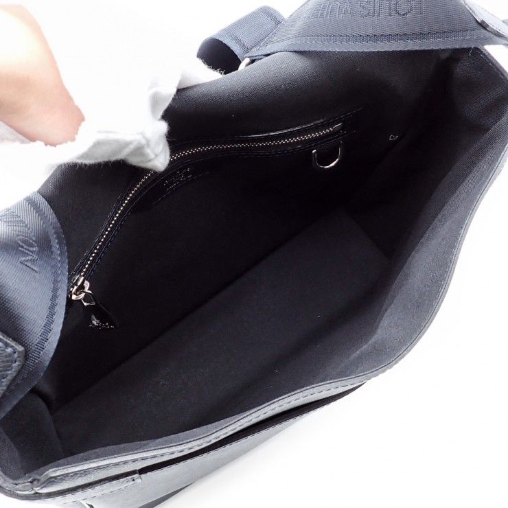 美品 LOUIS VUITTON ルイ・ヴィトン ロマンMM ショルダーバッグ メッセンジャーバッグ M32624 タイガ ネイビー ボレアル メンズ