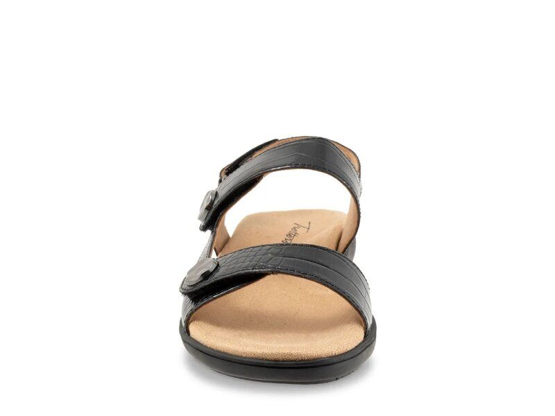 トロッターズ レディース シューズ サンダル Trotters Romi Sandal Black Croc Print ブラック トロッターズ レディース シューズ サンダル Trotters Romi Sandal Black Croc Print ブラック