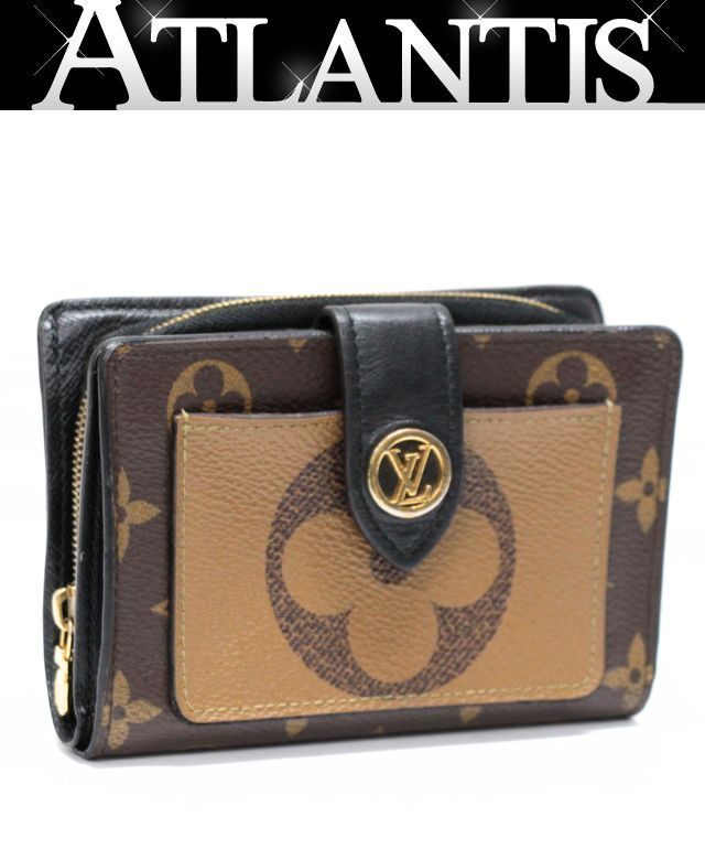 ルイヴィトン Louis Vuitton ポルトフォイユジュリエット 二つ折り財布 モノグラムジャイアントリバース M69432 【75220】