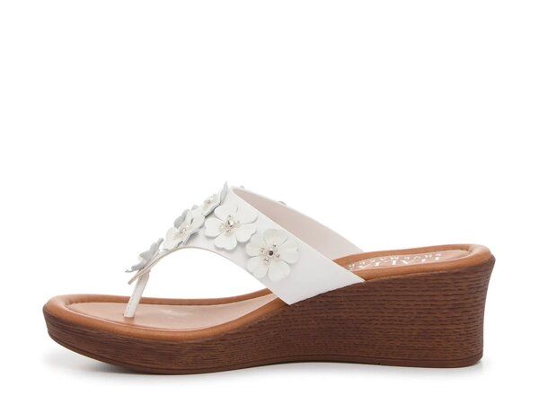 イタリアンシューメーカー レディース シューズ サンダル Italian Shoemakers Brynne Wedge Sandal White ホワイト