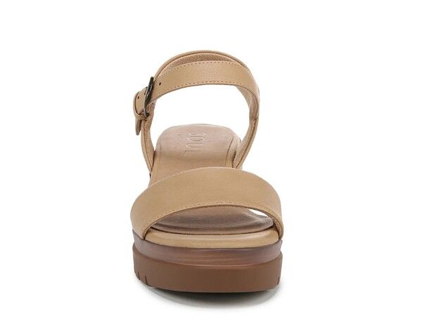 ソウルニュトライザー レディース シューズ サンダル SOUL Naturalizer Graciela Wedge Sandal Tan タン