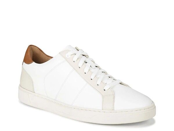 バイオニック メンズ シューズ スニーカー Vionic Lucas Sneaker Mens Cream Leather クリーム