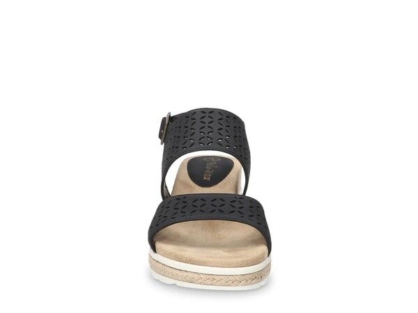 ベラヴィータ レディース シューズ サンダル Bella Vita Inaya Espadrille Wedge Sandal Black ブラック