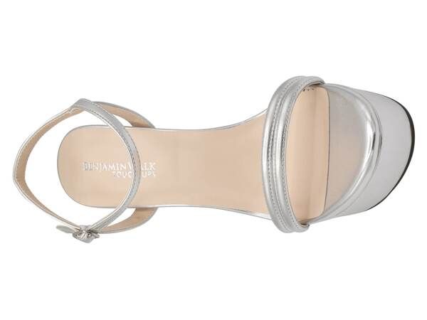 ベンジャミンウォーク レディース シューズ サンダル プラットフォーム Touch Ups by Benjamin Walk Natalia Platform Sandal Silver Metall