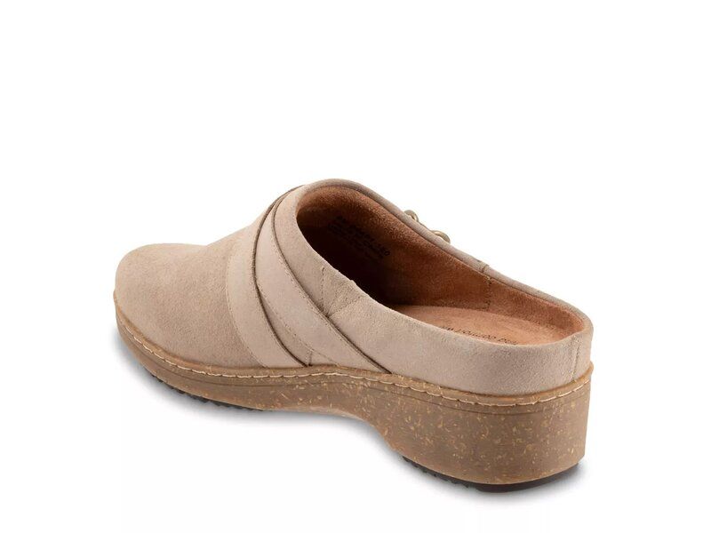 ソフトウォーク レディース シューズ サンダル Softwalk Asmara Clog Taupe Suede トープ