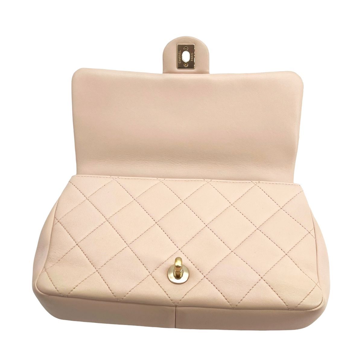 【中古】 CHANEL シャネル プラスチックチェーン マトラッセ 2wayフラップバッグ ピンク カーフレザー AS1353 ゴールド金具 ランダムプレート ショルダーバッグ チェーンバッグ レディース 26016034 HO