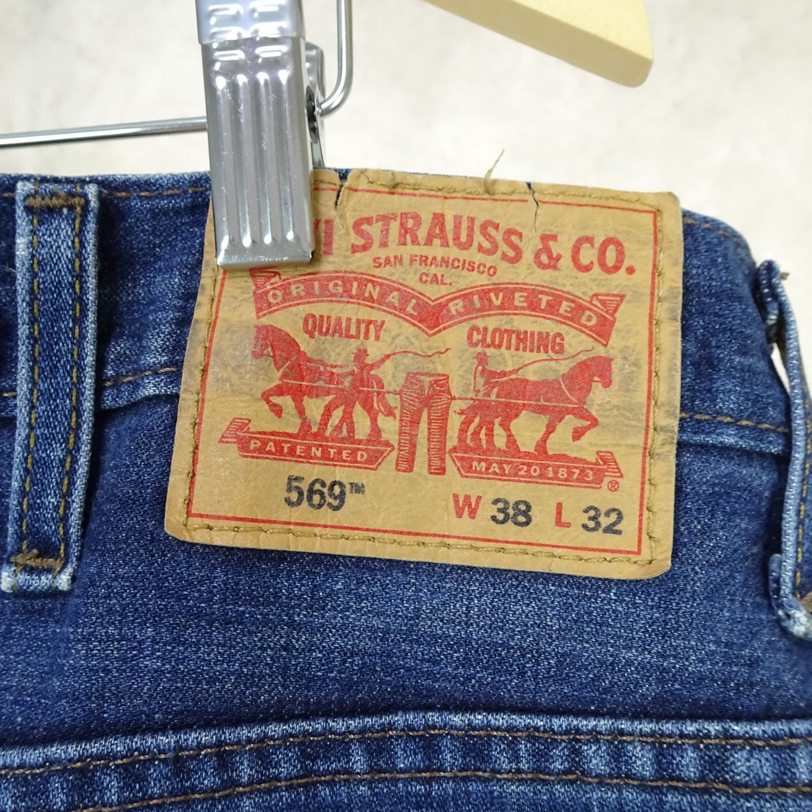 リーバイス 569 デニム ベトナム製 38×32 11】リーバイス 569 デニムパンツ ジーンズ W38 実寸W109.5 輸入古着